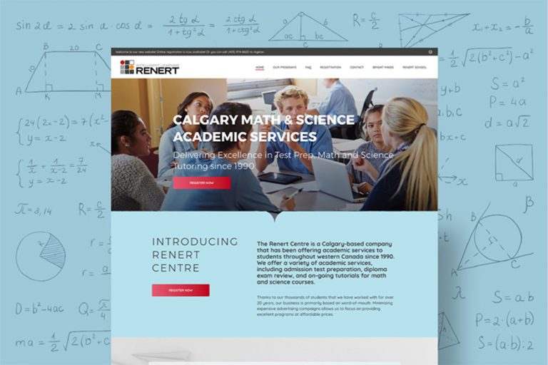 calgary web design projects portfolio