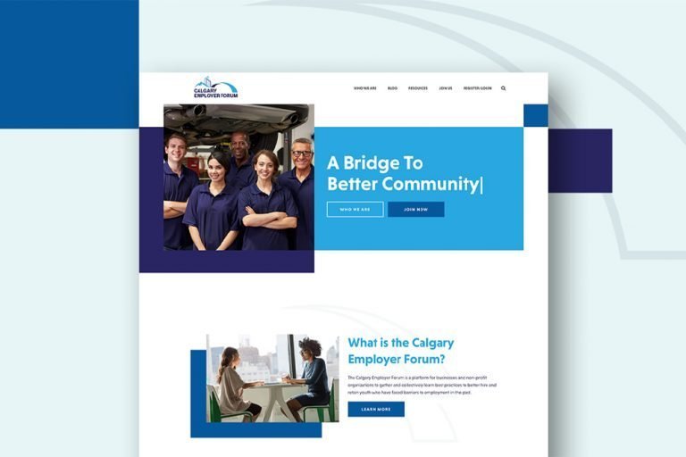 calgary web design projects portfolio