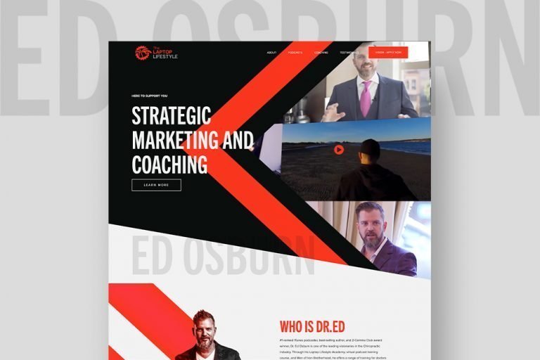 Dr. Ed Osburn Website Design