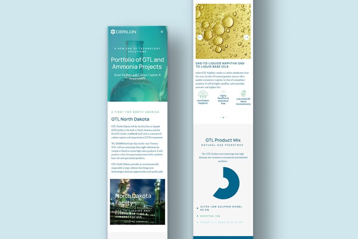 Cerilon Website Portfolio Graphic