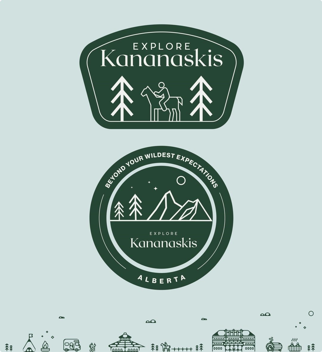 Explore Kananaskis Branding gif